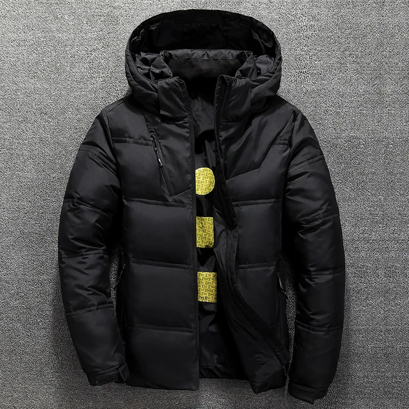 Heren Parka 'S Lange Mouw Warme Lange Mouw Capuchon Dikke Winter Rits Losse Streetwear Mode Mannelijke Jas