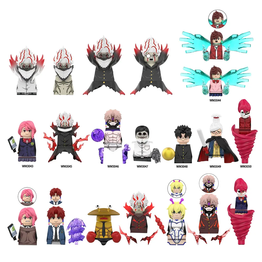 Cute Cartoon Style Action Figure Building Blocks Mini Dolls Bricks People Toy for DIY Assembly Creative Play Children Gift
