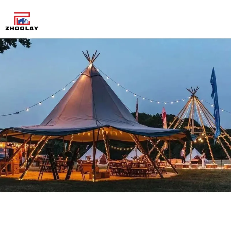 

Палатка-шатер для кемпинга в индийском стиле, для активного отдыха, пирамидальная, для глэмпинга, небесная палатка