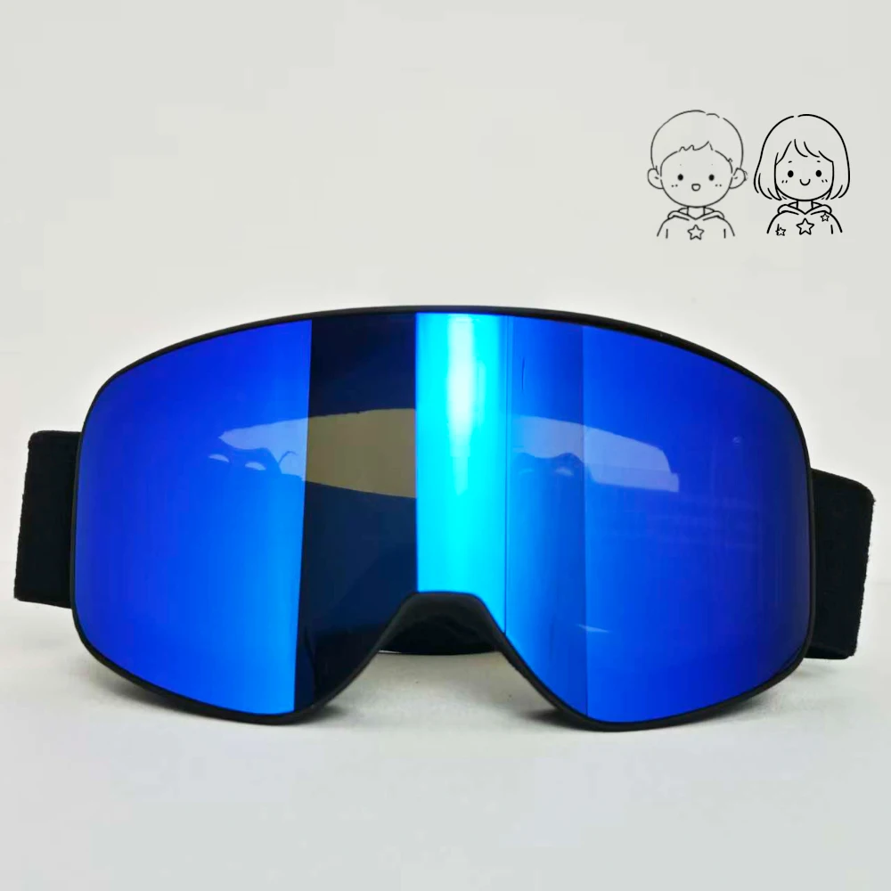 

Kids Christmas Gift Fashion Ski Equipment High Definition Lens Ski Goggles Windproof Dustproof All Day Outdoor Winter Sports