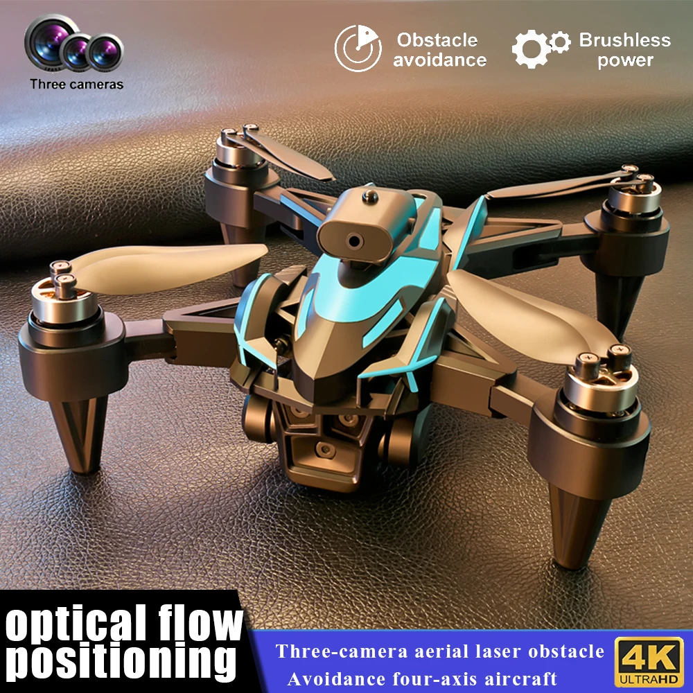 K12MAX 4K Drone Three Cameras Optical Flow Positioning Laser Obstacle Avoidance Dron Folding Quadcopter Drone with Camera Toys