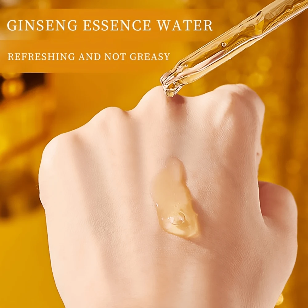 HISENRAIN Ginseng Collagen Anti-Aging Serum - Wrinkle Reduction, Skin Firming & Moisturizing, Natural Rejuvenating Face Essence.