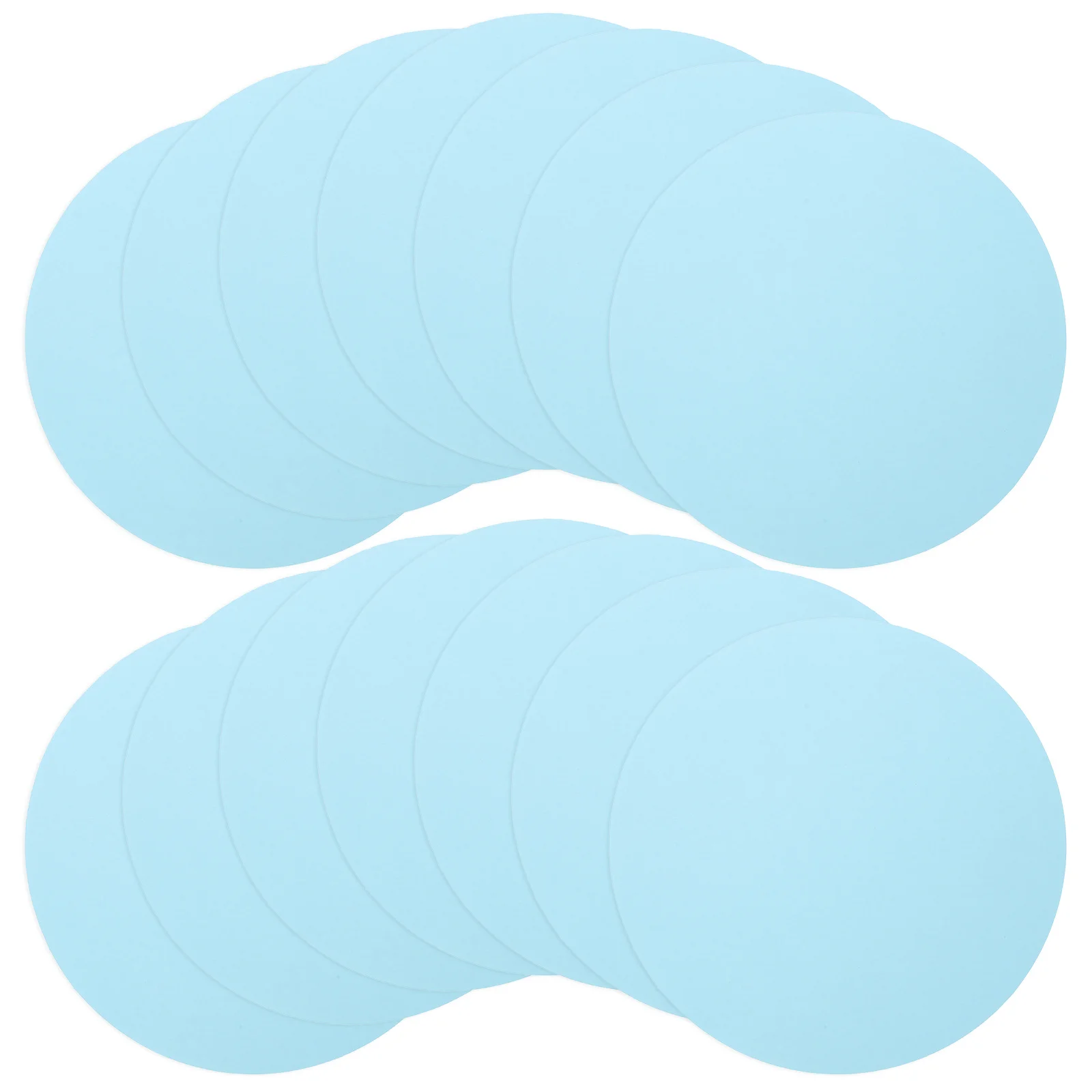 20 قطعة من الورق المقوى السميك المستدير DIY للأطفال أوراق رسم يدوية ورق رسم فارغ لتهنئة الفنانين والحرف اليدوية #2