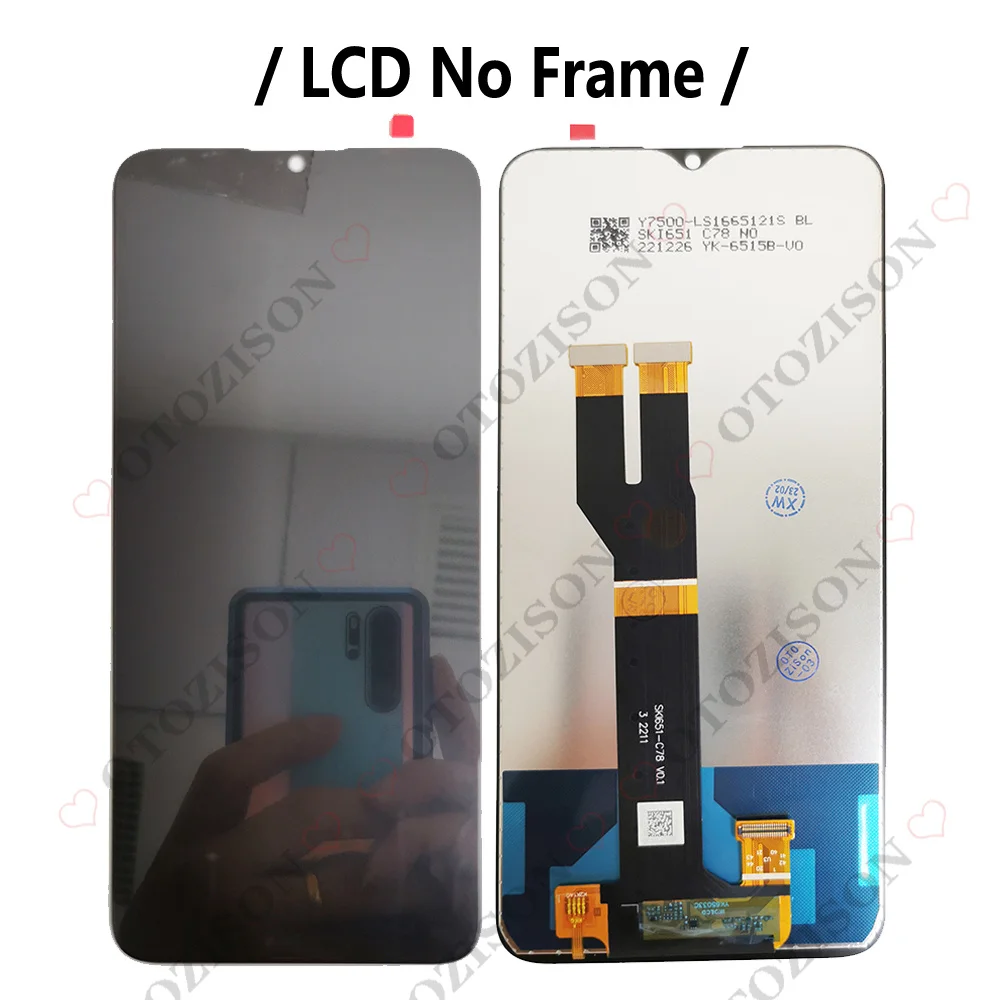 LCD With Frame For Nokia G21 LCD G11 Display Screen TA-1401 TA-1418 TA-1477 TA-1415 TA-1405 Touch Digitizer Assembly Replacement