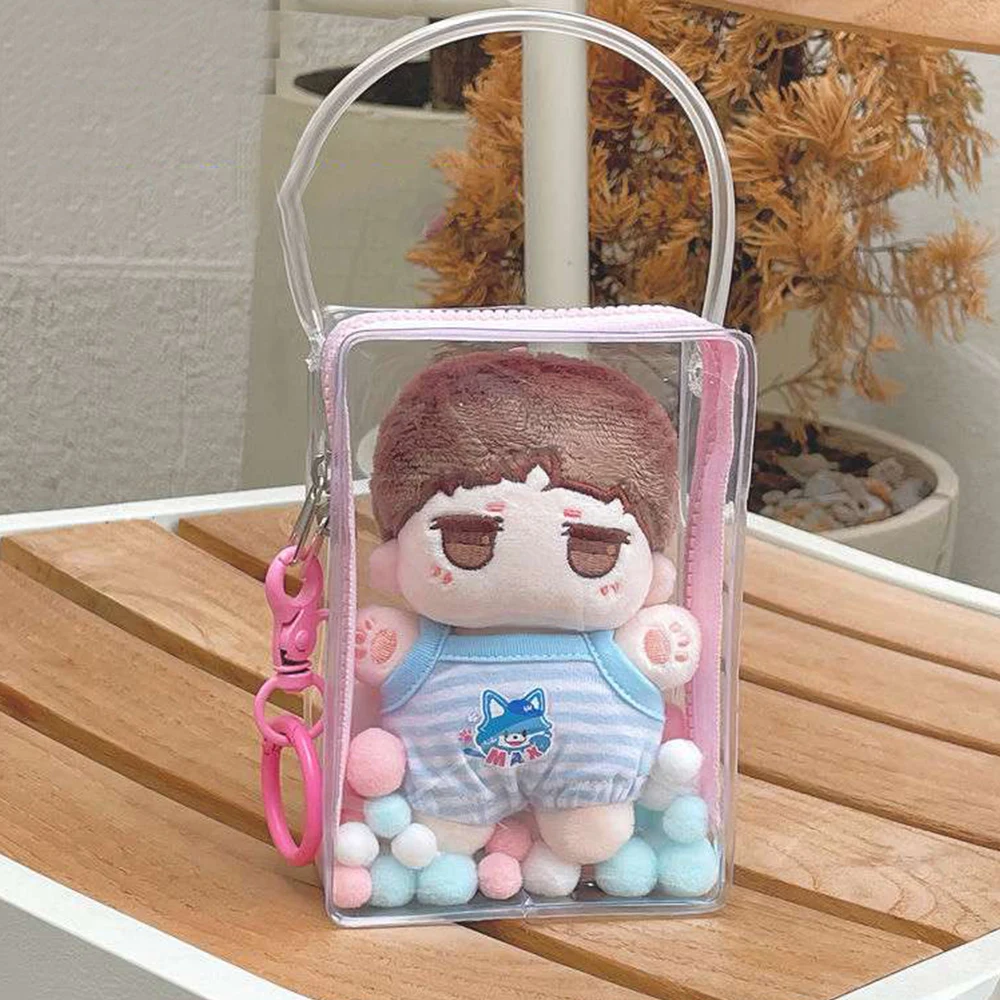 

Thicken Transparent Display Box PVC Mystery Bag Keychain Wallet Jewelry Handbag Protect Storage Case For Bubble Matt Doll Toy