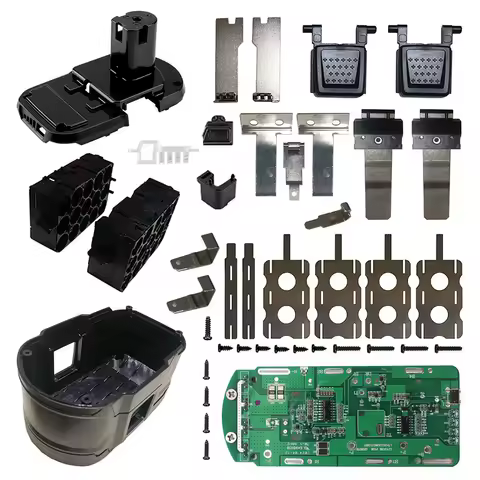 Lithium Battery Plastic Case P108 Lithium Battery 15-cell Casing PCB Charging Protection Plate for Ryobi 18V One+ Tool Battery