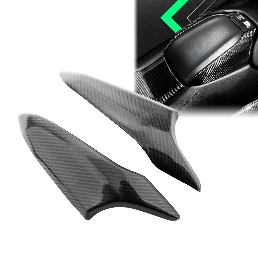 

1Pair Carbon Fiber Fuel Tank Side Covers Black Motorcycle Fit For Yamaha TMAX 530 560 2017 2018 2019 2020 2021 Accessories