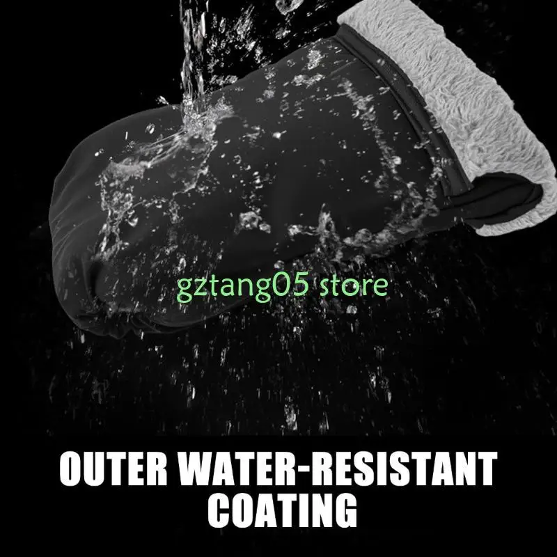 

57EE Baby Strollers Mittens Fleece Lined Pushchair Handle Cover Easy Installation