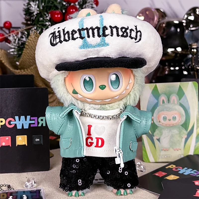 POP MART 라부부 인형 옷 세트 17cm 버섯 모자 GD 동일 스타일 1/2/3세대용