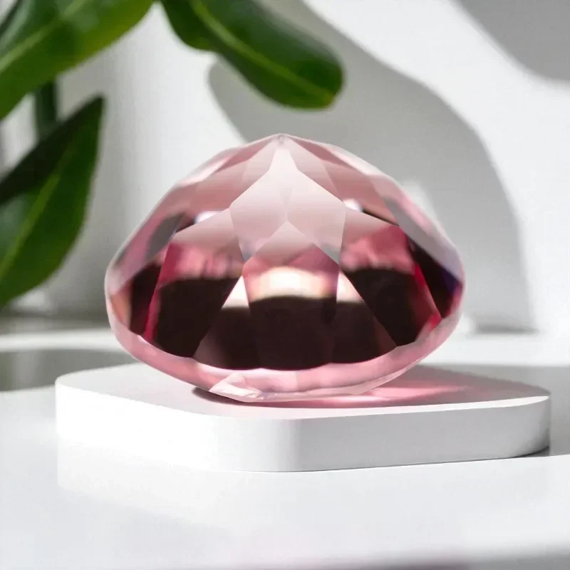 

Morgan Pink Lab Grown Sapphire Round Cut Artificial Gemstone For DIY Jewelry Making Materials Selectable Certificate