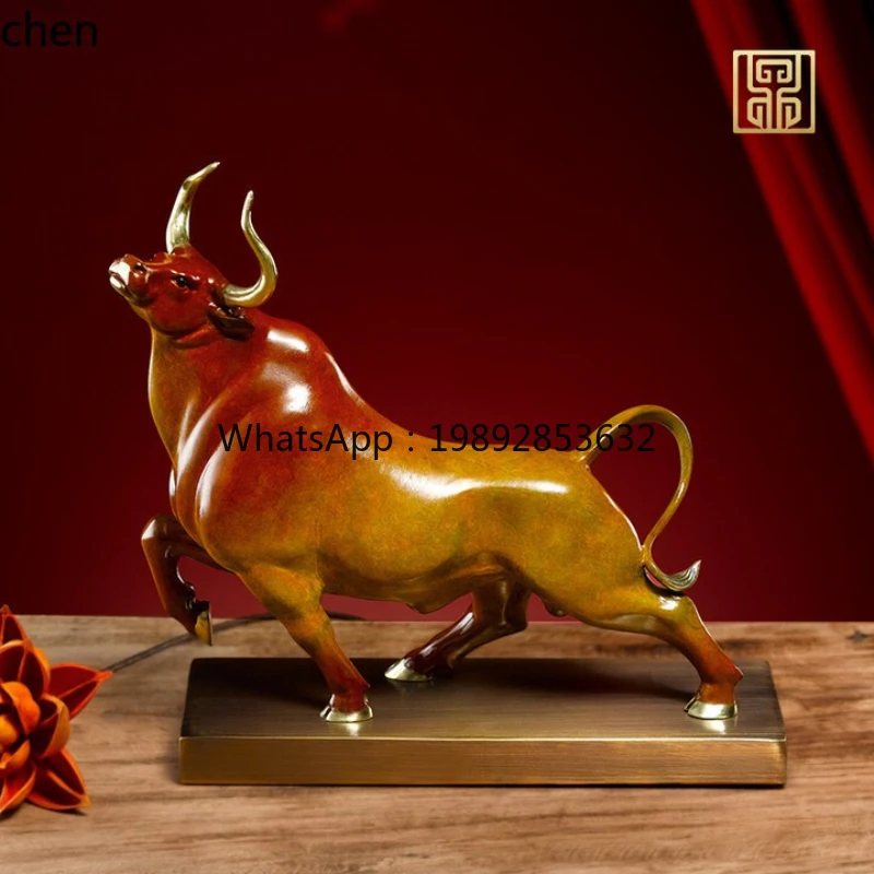 Living Room Office Opening Housewarming Gift Zodiac Ox Decoration Craft