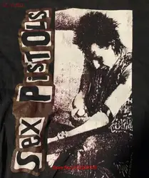 Band T-Shirt Sex Pistols Sid Vicious Print L Size