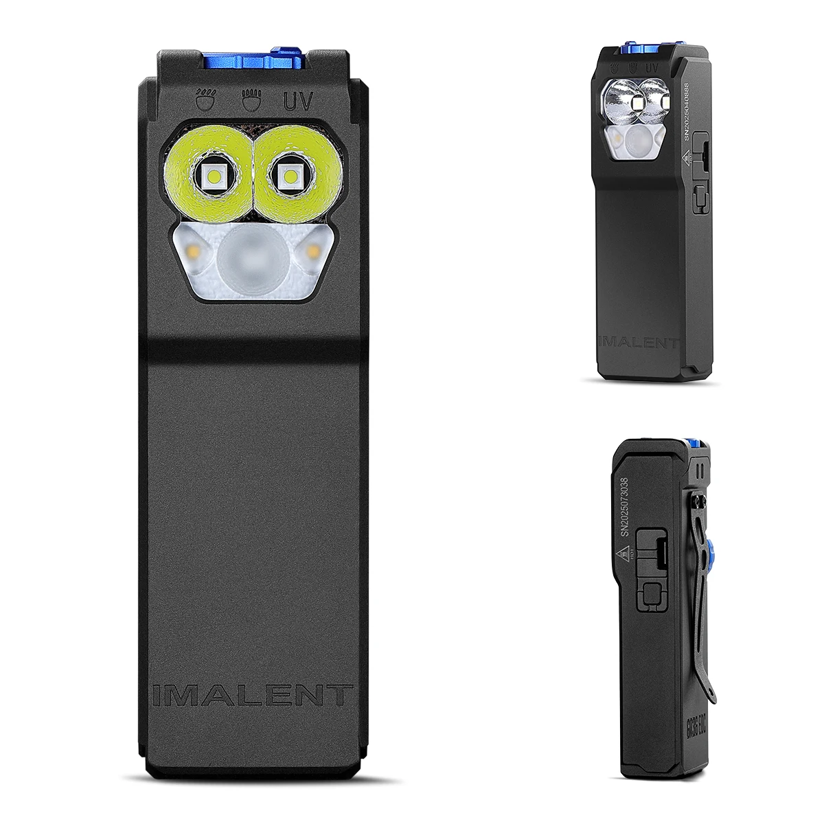 

IMALENT GR36 EDC Flashlight 2800 Lumens Type-C Rechargea Magnetic Super Bright Clip-on Flashlights for Camping and Work Lights.