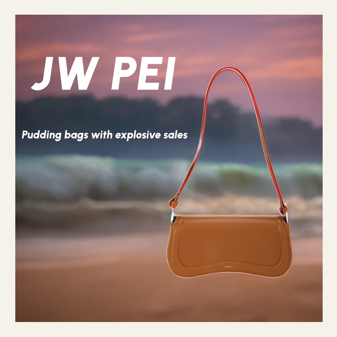 JW PEI Pudding Bag mały wzór nowy Temperament lekki luksusowy torba na ramię Crossbody torba na pałeczki perkusyjne metody Retro