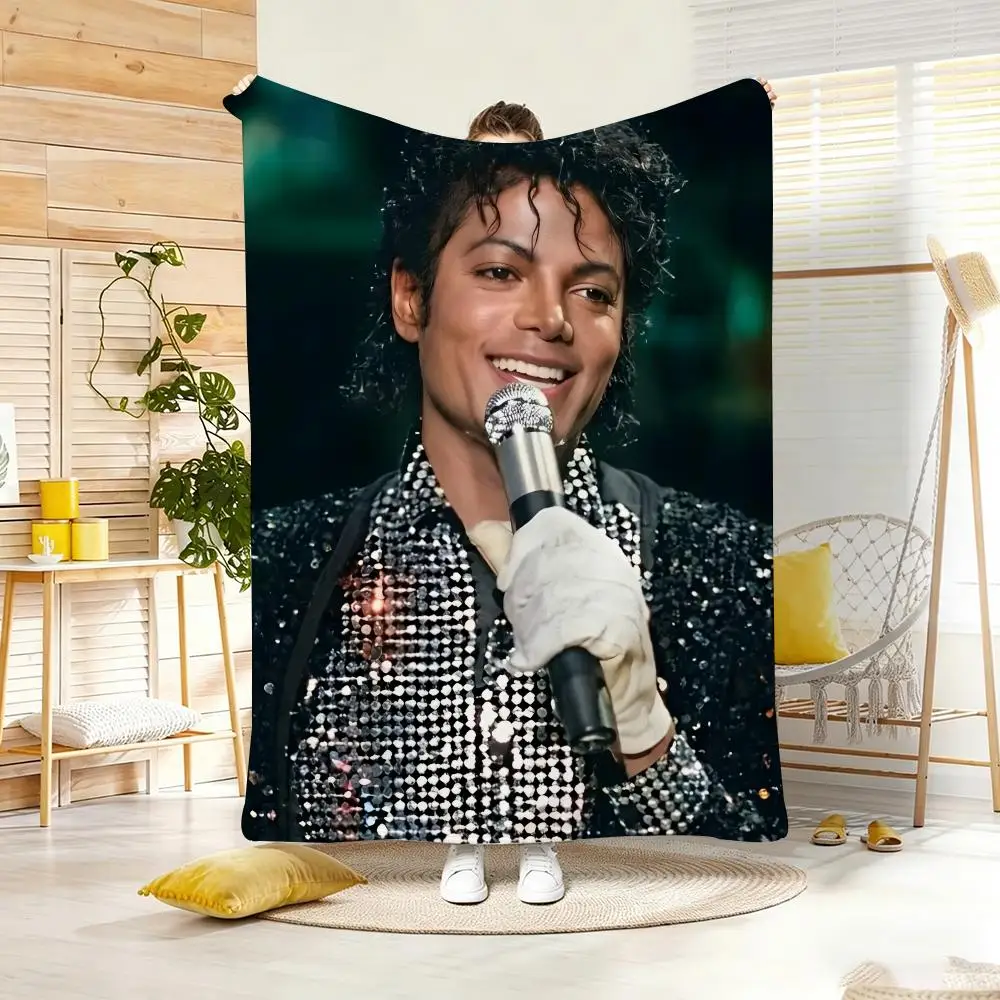 KPop M-Michael Jackson leichte 240g Flanelldecke, weich, hautfreundlich für die Sommerkühlung – Detail 11
