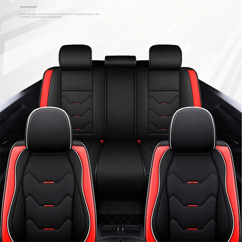 Universal Leather car seat covers For Hyundai ENCINO i30 ix25 ix35 Elantra EV Santafe all car model accessories Vehicle supplies