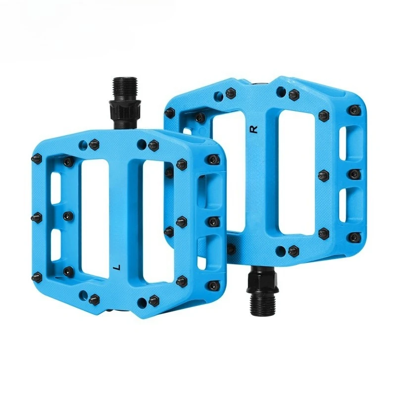 new-product-high-quality-bicycle-pedals-non-slip-for-mountain-bikes-bearing-large-tread-nylon-pedals
