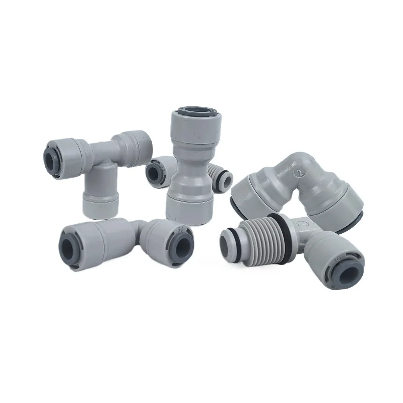 ITIGER quick connection 2 minutes straight through elbow tee non-leaking water purification accessories