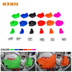 OTOM Motocycle Clutch Magneto Water Pump Protection Cover Engine Guard For ZONGSHEN NC250 KAYO T6 K6 BSE J5 RX3 AVANTIS MOTOLAND