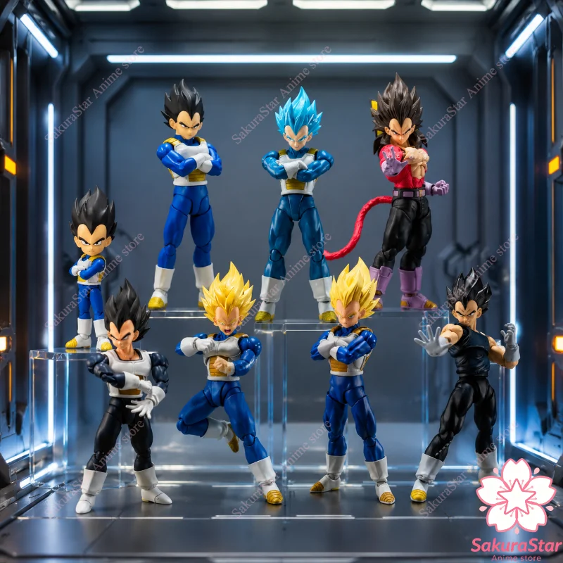 【EN STOCK】Figura de Anime Articulada de Bandai Dragon Ball Z S.H.Figuarts SHF Vegeta 2.0 3.0 Super Saiyan SSJ4 Vegeta Daima Pride