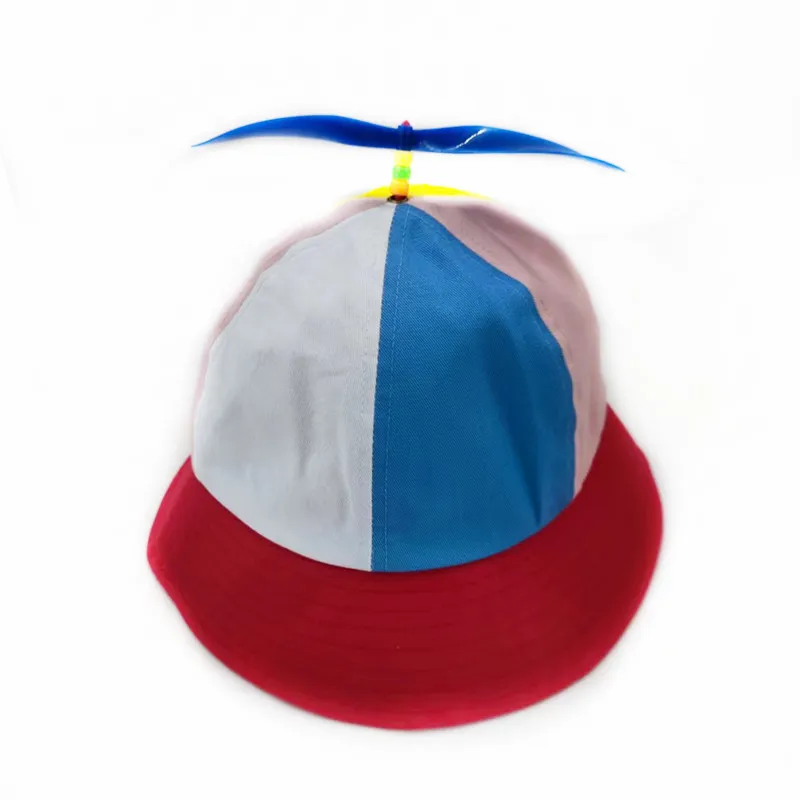 20 Farben Lustiger Propeller Regenbogen-Hubschrauber-Baseballkappe Größe S&L Unisex Kinder Teenager Kleine Köpfe Zylinder für Männer Frauen – Detail 33