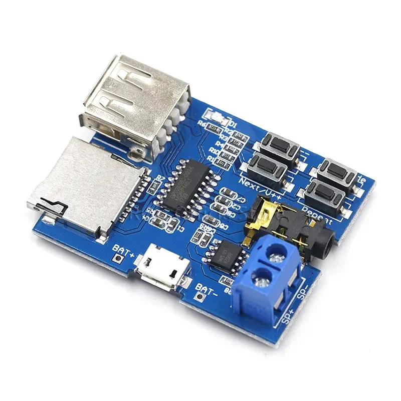 TF card U disk MP3 Format decoder board module amplifier decoding audio Player