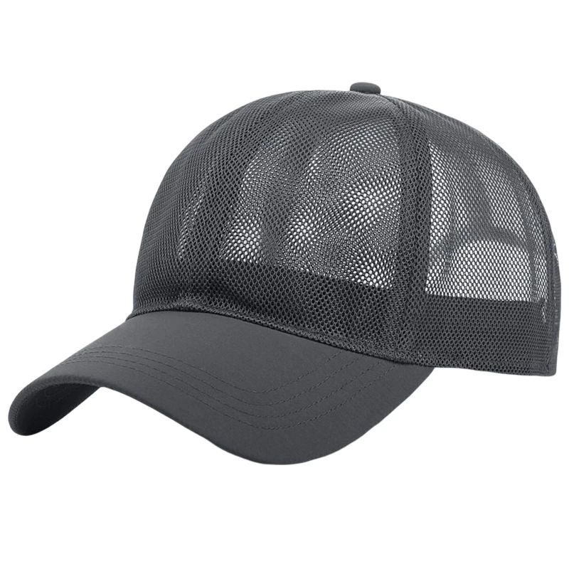 

Adjustable Full Mesh Cap Comfortable Rigorous Sturdy Brim Convenient Quick Dry