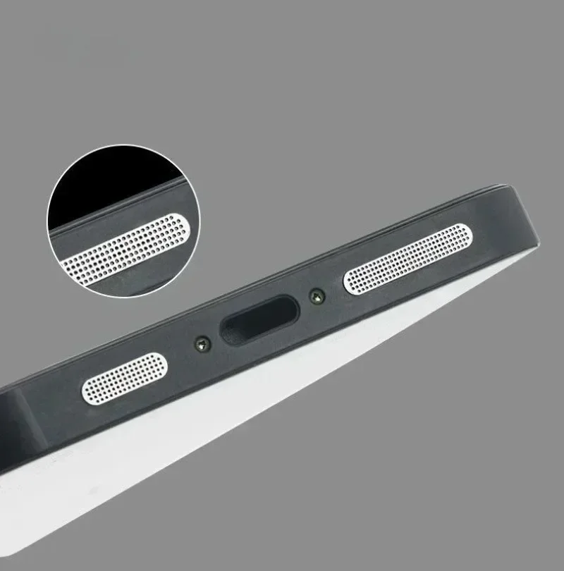 1-13Pcs Universal Metal Mesh Anti Dust Proof Adhesive Net Cover Stickers For IPhone 16 15 Pro Max 16 Plus Speaker Hole Anti-Dust