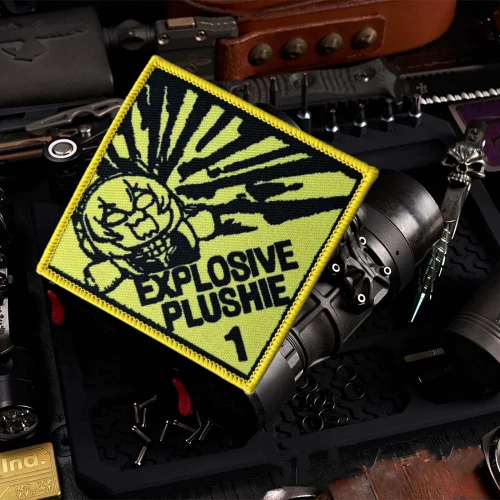 فتاة المواجهة الكلب المنسوجة التصحيح التكتيكي أنيمي الفتيات هوك وحلقة شعار العسكرية المعنويات شارة شارة شيفرون ملصقات ظهره #1