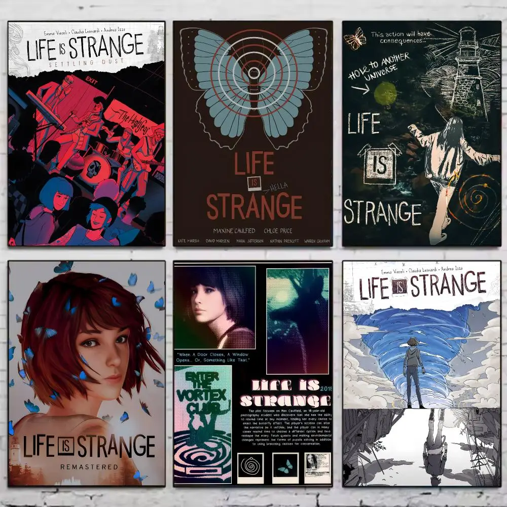 Game L-life is Strange Poster Vintage Wall Art Aesthetic Room Decor Print Living Room Bedroom Home Decoration