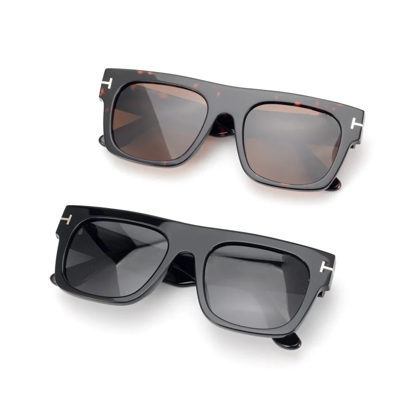 

Retro Square Frame Myopia Sunglasses for Men and Women, UV Protection Acetate SunglassesTF5634