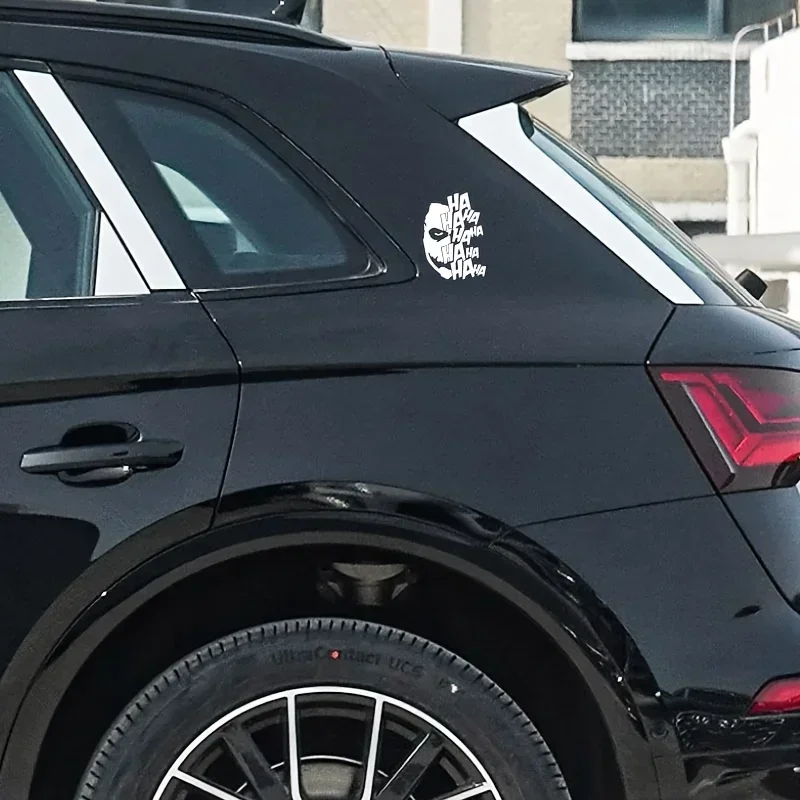 قطعة واحدة من ملصق الجوكر - ملصق "HA HA HA" للدراجة والخوذة والجيتار وملصق فريد لإضافة اهتزاز مؤذ #3