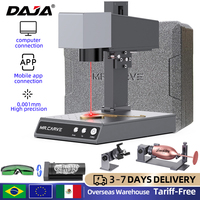 DAJA M1 Pro Fiber Laser Engraver Portable Business Marking Machine for Mobile Phone Computer Engrave All Metal Plastic Leather