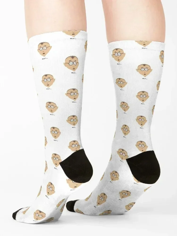 Mr. Mackey Mkay Calcetines regalos diseñador medias navideñas con estampado Calcetines para hombre Mujer