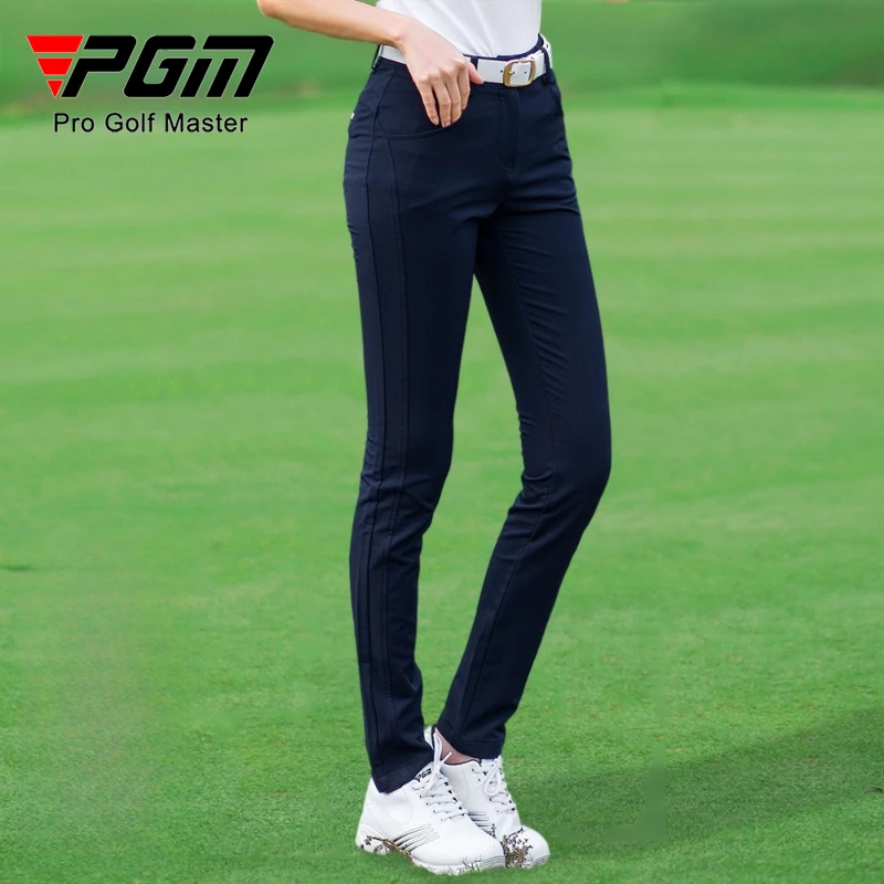 

Женские брюки для гольфа PGM, весенне-летние, однотонные, утягивающие, спортивные, KUZ069