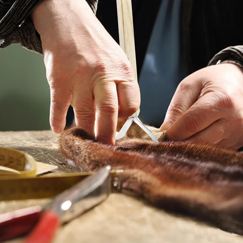 Esconder ferramenta de flecha para esconder bronzeamento mais fresco para suprimentos ferramentas de fabricação de couro manuseio de pele-A51M