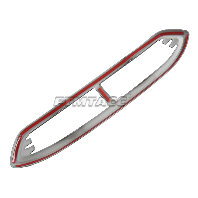 For MG HS 2018-2023 LHD RHD ABS Carbon Fiber Car Center Console Air Condition Outlet Cover middle AC Vent Frame Trim Accessories