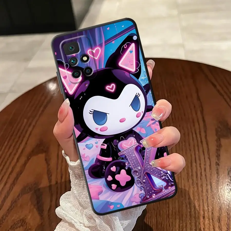 مرحبا كيتي كورومي أنيمي لينة عودة غطاء الهاتف الحال بالنسبة Xiaomi Redmi K40 K50 الألعاب K60 A5 A1 A2 زائد 9T 10 12 9A 9C 12C 13C #5