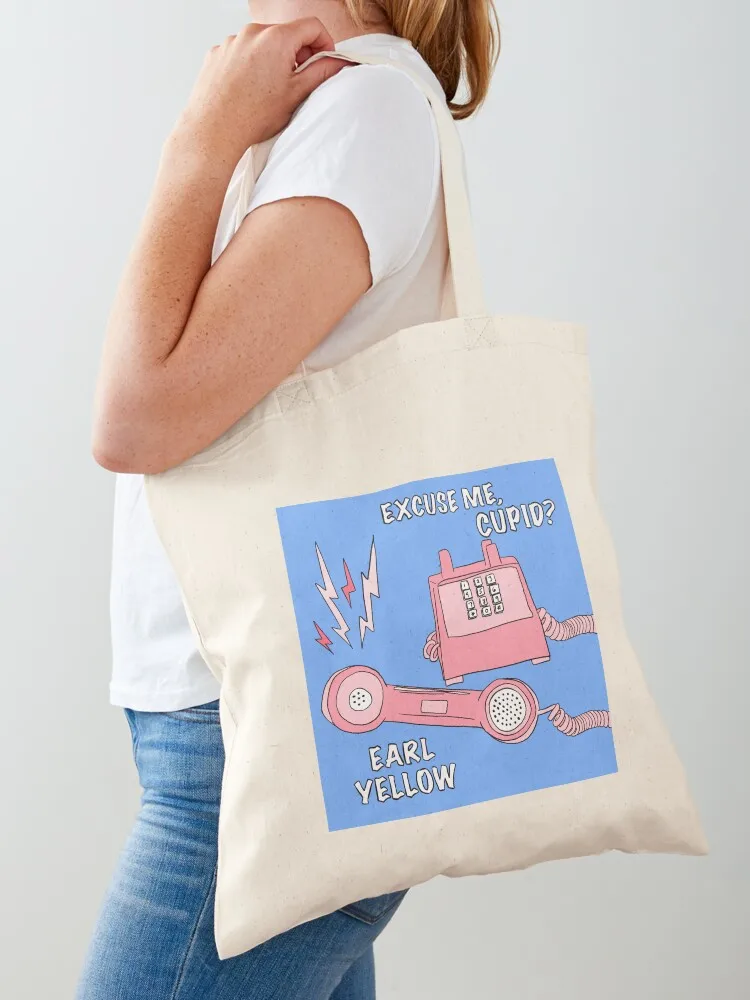 Excuse Me, Cupid Single Art Tote Bag shoping bag Lady bag Canvas Tote