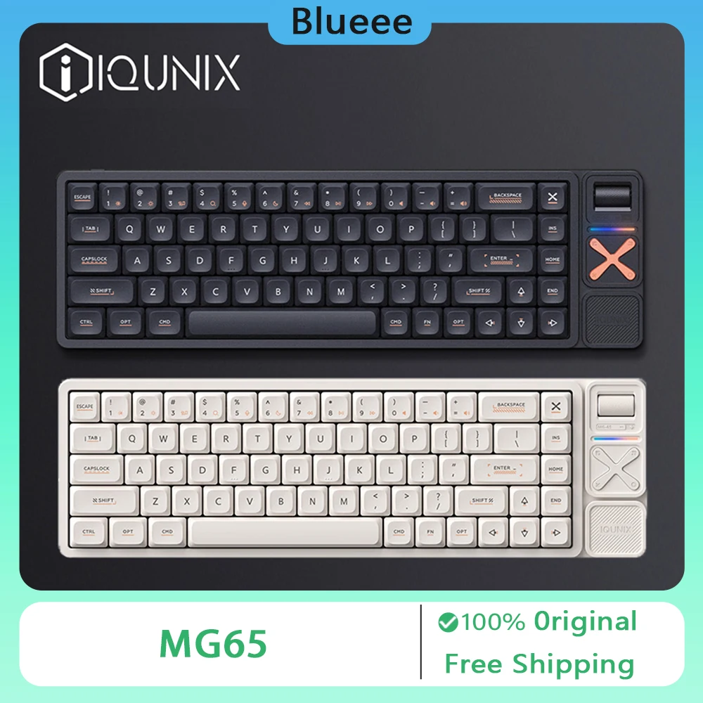 

Механическая клавиатура IQUNIX MG65 Pro, низкопрофильная 3-режимная беспроводная игровая клавиатура, ультратонкая офисная клавиатура из алюминиевого сплава, поддержка VIA