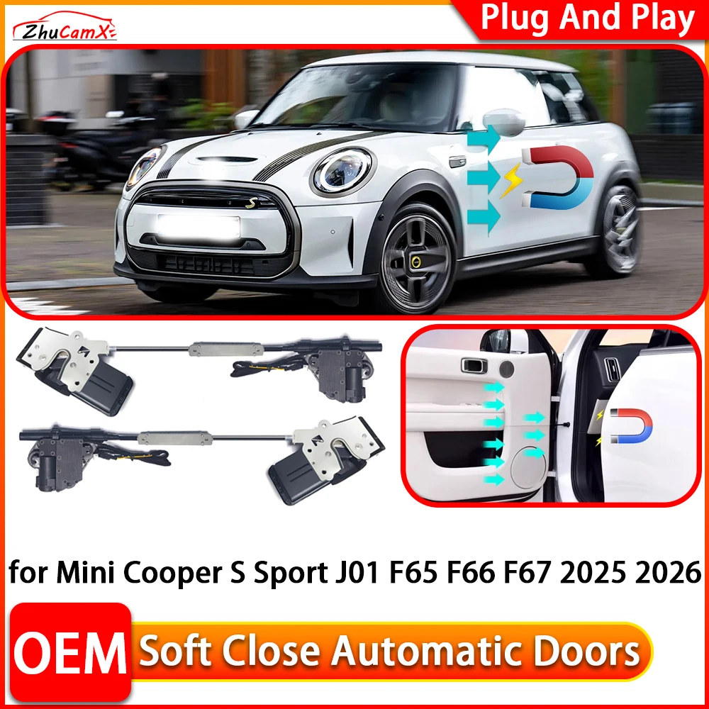 

for Mini Cooper S Sport J01 F65 F66 F67 2025 2026 OEM Electric Soft Close Door Closer Power Closing Door Comfort Closing System