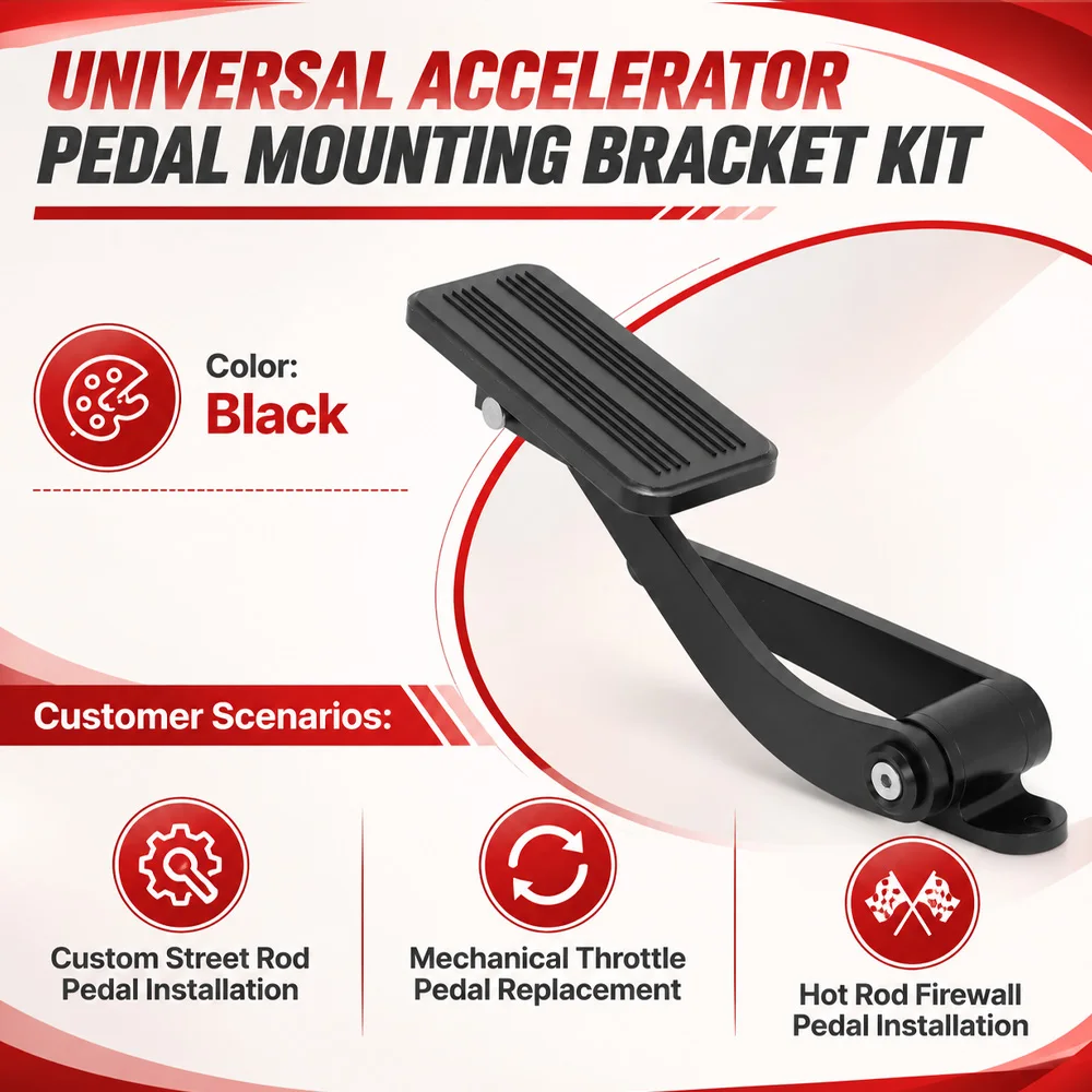 Accelerator Throttle Gas Pedal Assembly  For Ford Model A/B Coupe Chevrolet Cadillac Mercury Custom
