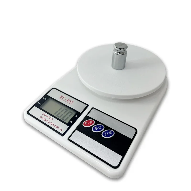 SF400 High-precision Kitchen Electronic Scale Kitchen Scales Household Food Electronic Scales Baking Medicine Scales 10kg