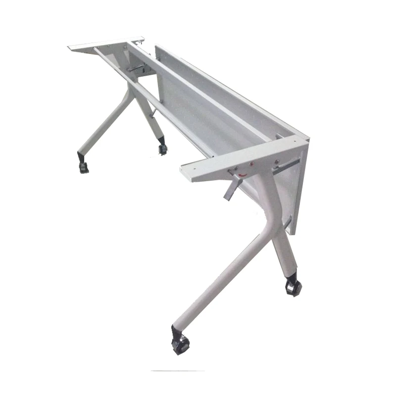 Office furniture  modular training table Folding desk with wheel