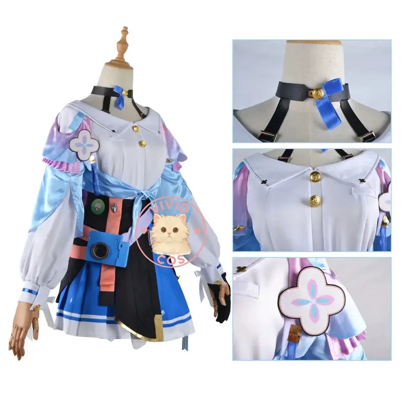 Honkai: Star Rail March 7th a cosplay game costume for girls role-playing as pgens with idyllic anime-style clothing