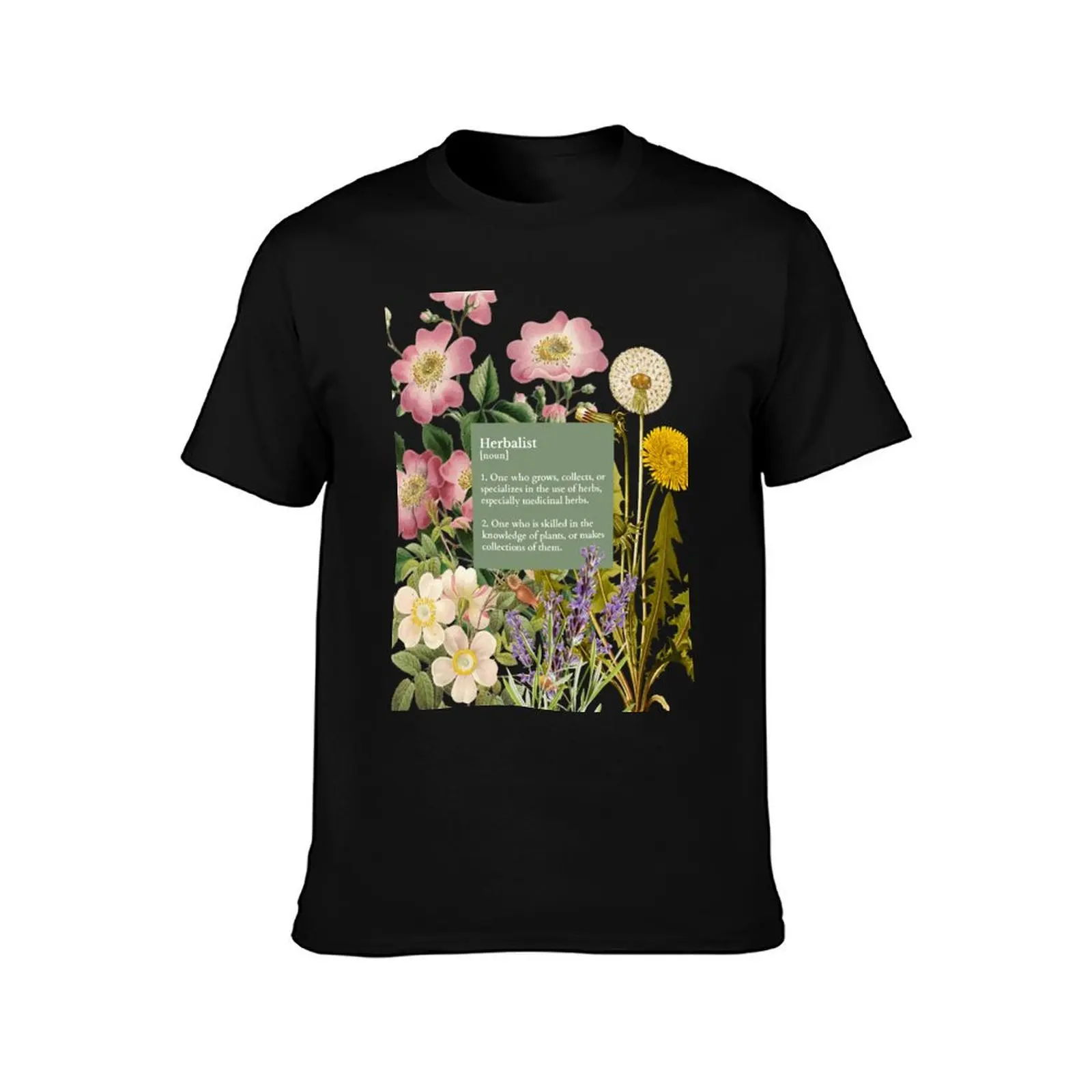 What is an Herbalist? - Sage T-Shirt Daily Wear Plain Short Sleeve Shirt