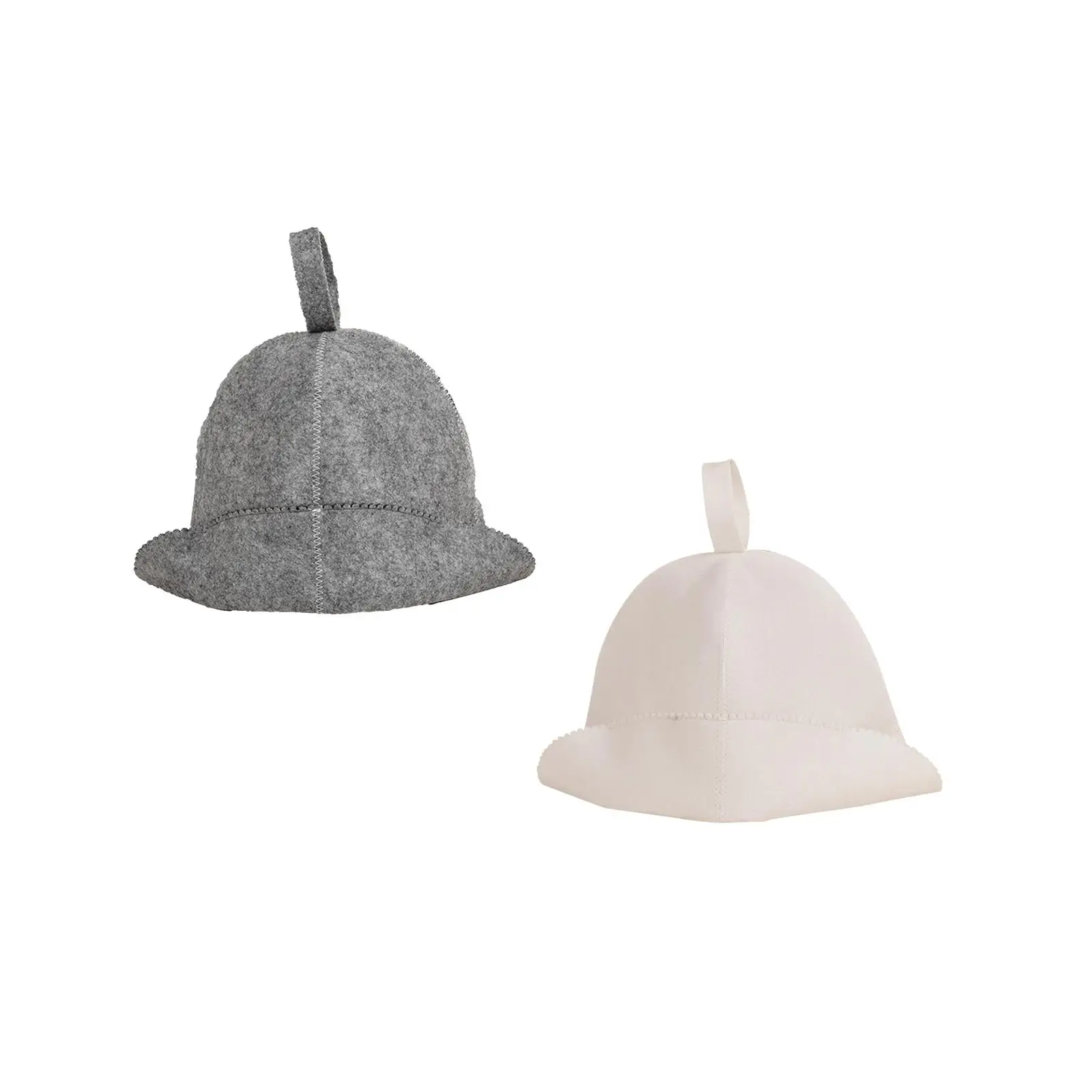 Sauna Felt Hat Head Protection Cap Cute Traditional for Bathing or Steaming