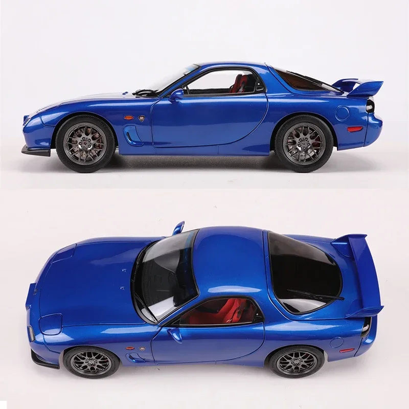POLAR MASTER Mazda RX7 Diecast 1:18 RX-7 supercoche fundido a presión modelo de aleación coche modelo de motor gratuito