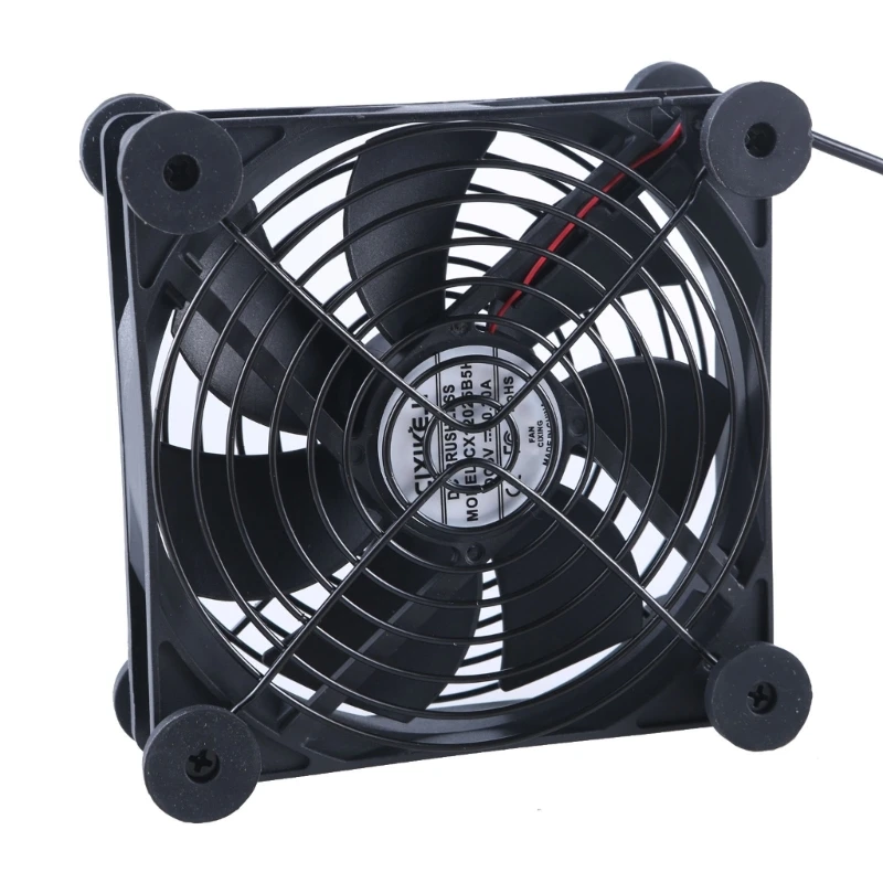 USB Computer Fans Double 120mm 5V USB Fans 2000rpm 3 Adjustable Speed Fan Cooling Fan for Router Modem Receiver