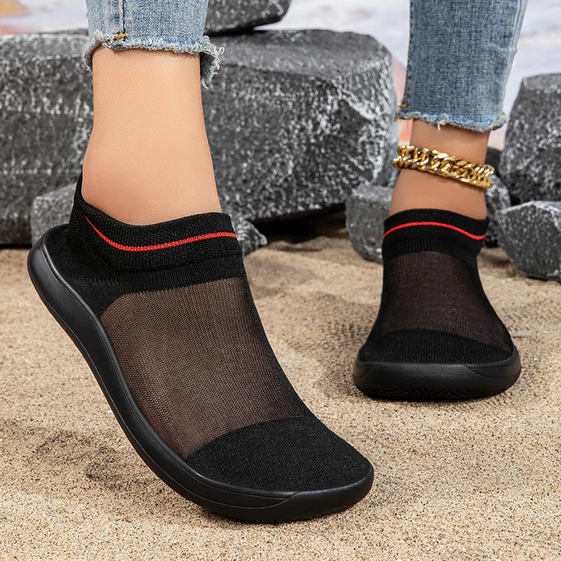 YRZL Aqua Shoes Women 2025 Non-Slip Water Sports Breathable Quick Dry Ultralight Wading for Swimming Running Fishing Sneakers